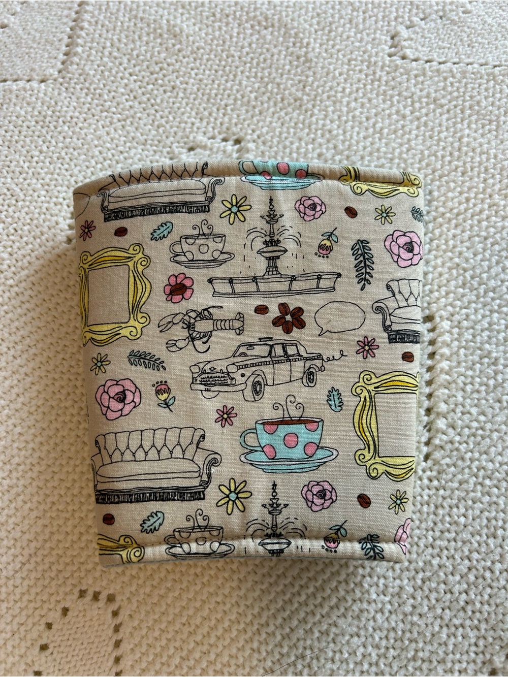 Friends themed coffee cup sleeve